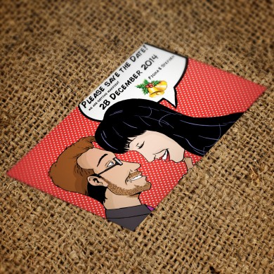 Comicsus Personalised Save The Date Cards
