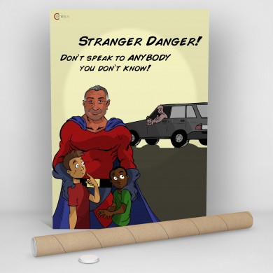Stranger Danger, Comicsus Personalised Comic Poster