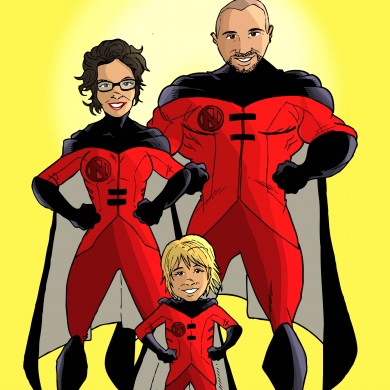 Super Family, Comicsus