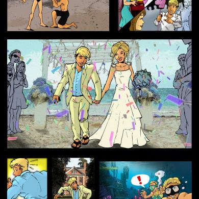 Our Wedding Story Illustrated - Comicsus